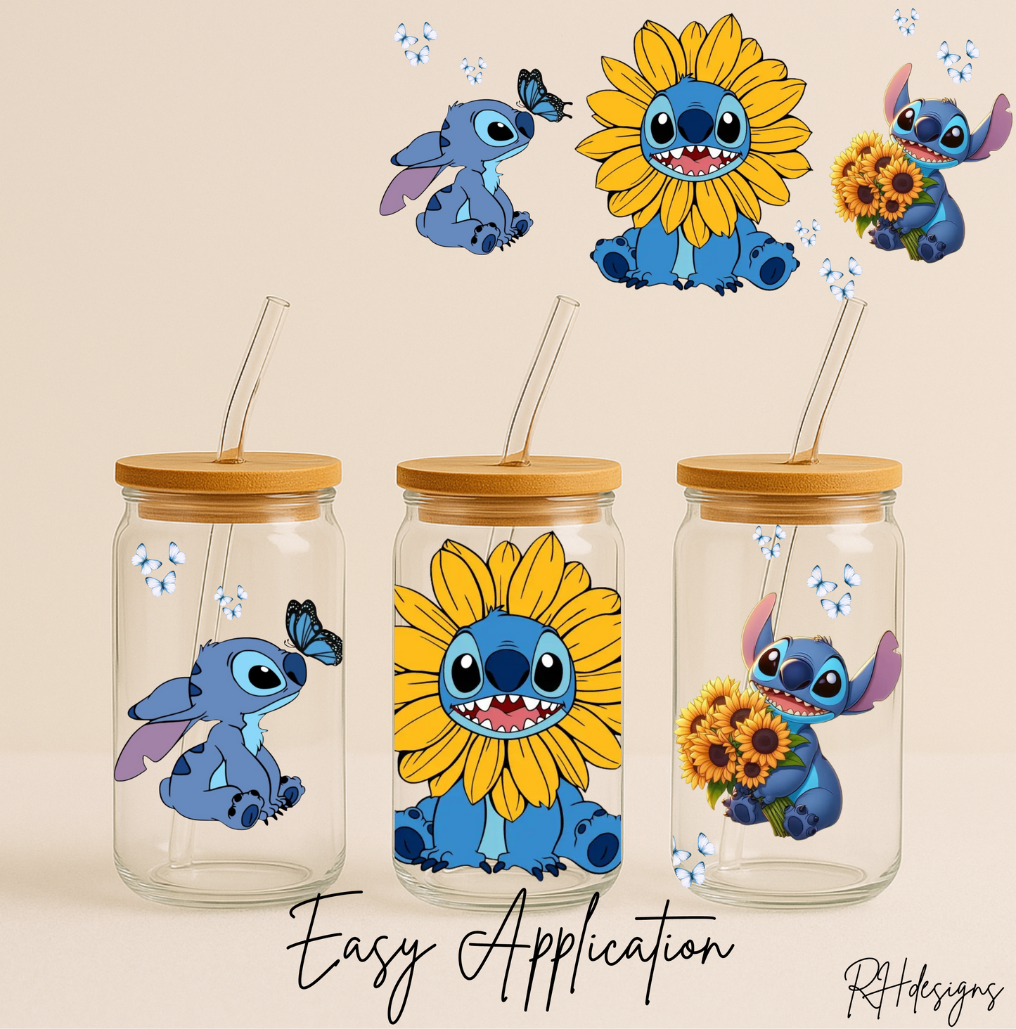 Blue Alien Sunflower - 16oz