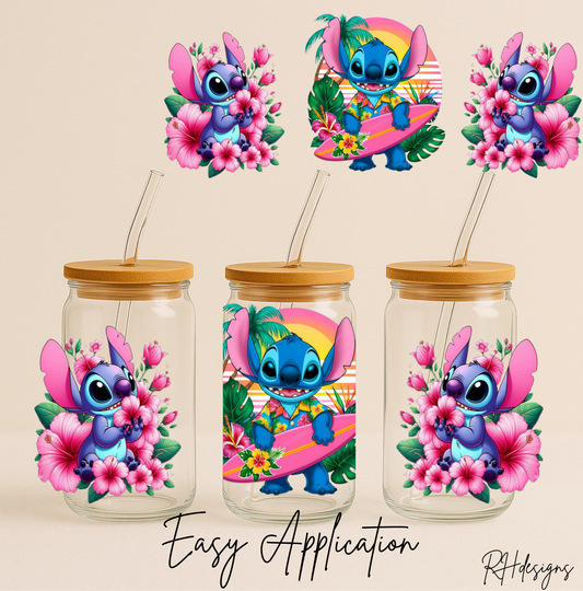 Blue Alien Surf Pink - 16oz