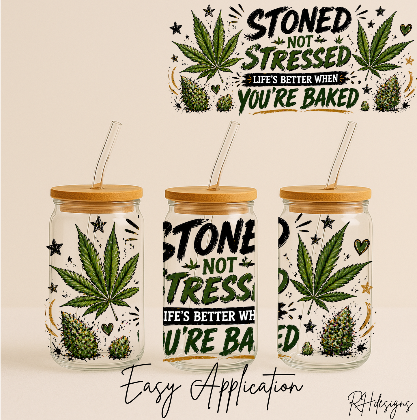 Stoned Not Stressed - 16oz