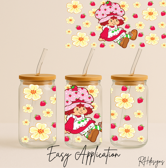 Strawberry Girl Yellow Flower - 16oz