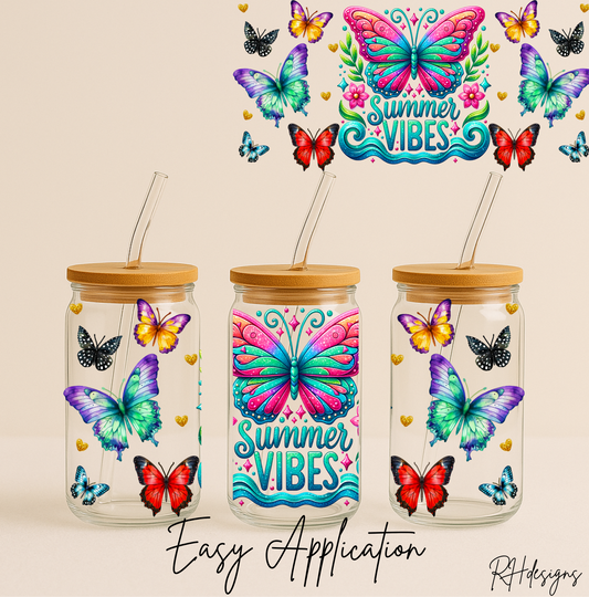 Summer Vibes Butterfly - 16oz