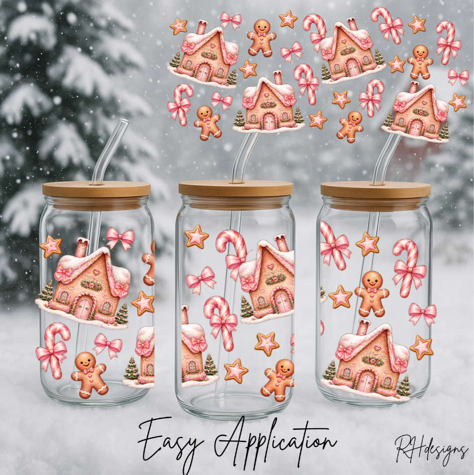 Pink Candycane Gingerbread - 16oz