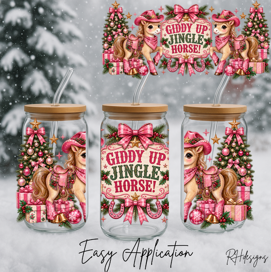 Giddy Up Jingle Horse - 16oz