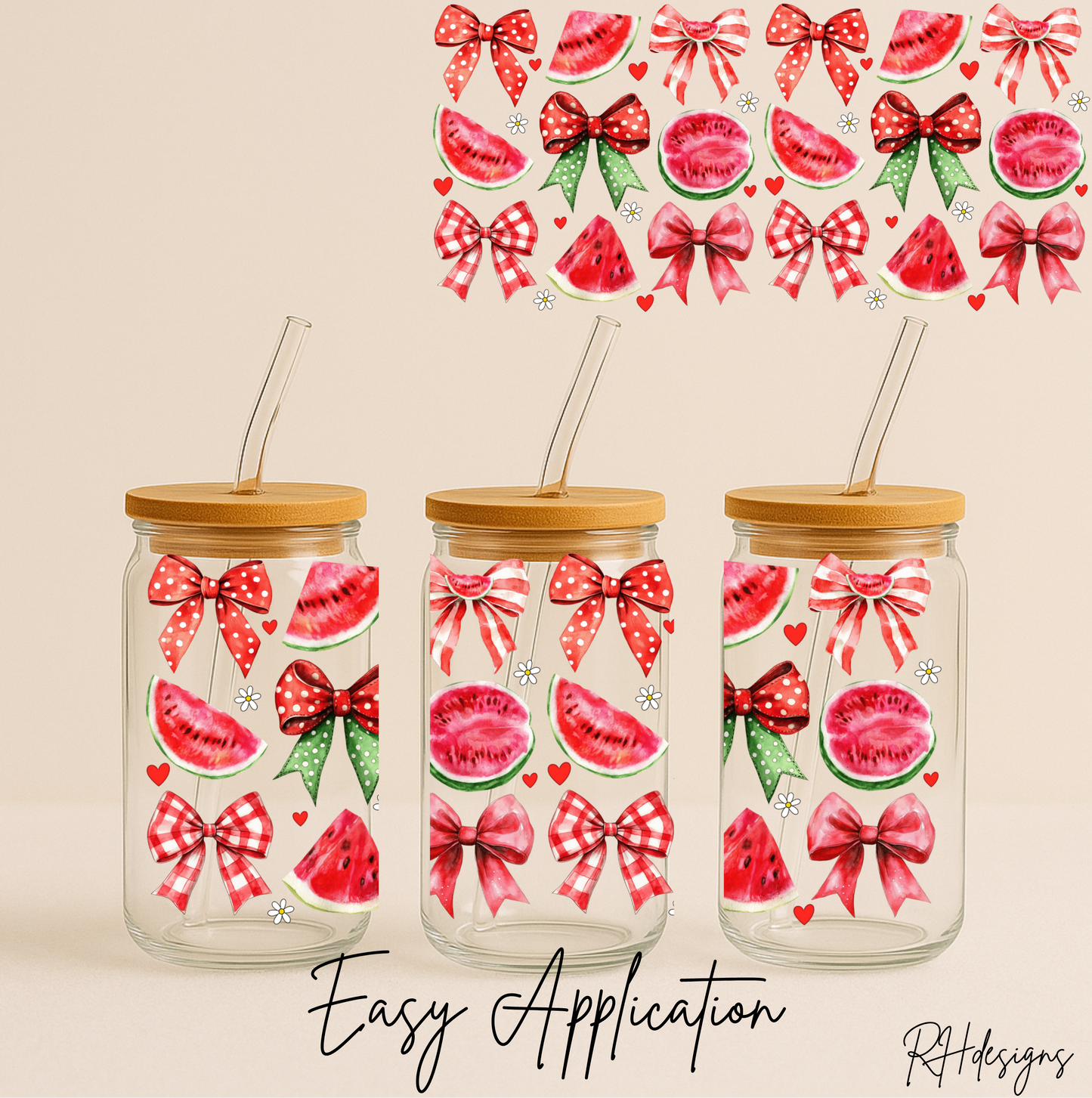 Watermelon Bows - 16oz