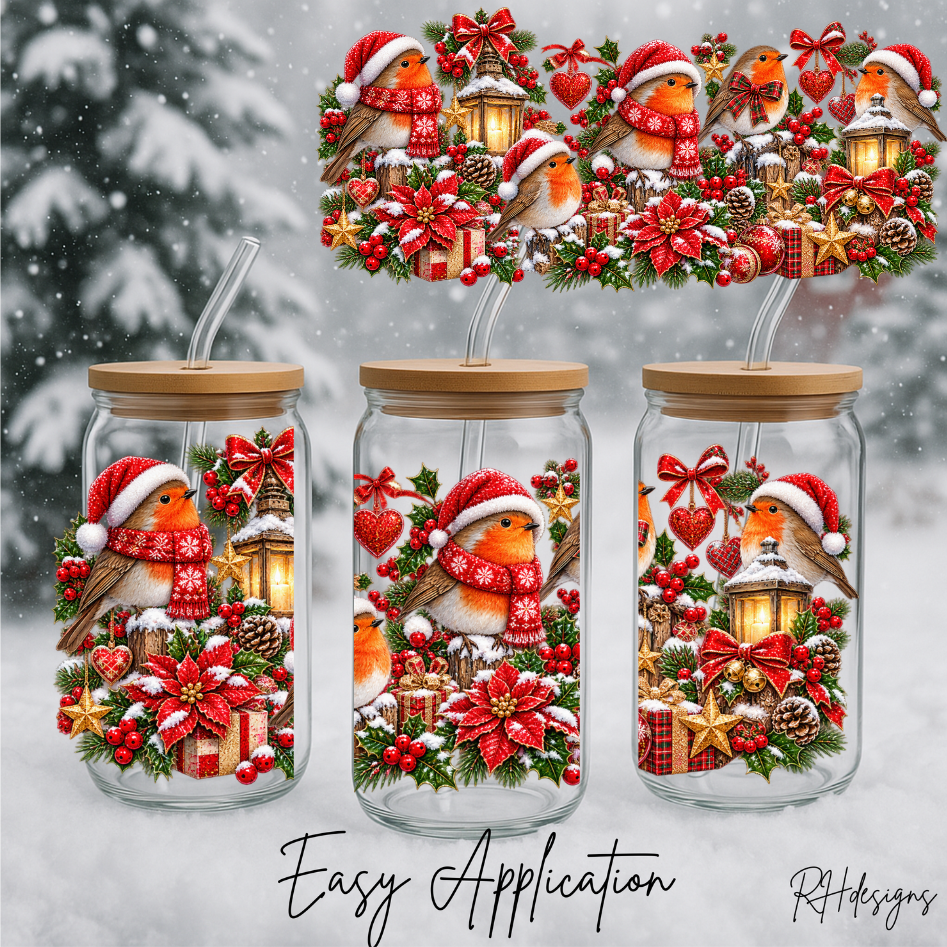 Christmas Red Robin - 16oz